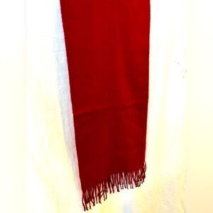 Thin Maroon Wool Type Scarf